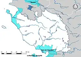 Territoires à risques importants d'inondation (TRI) dans la Vendée.