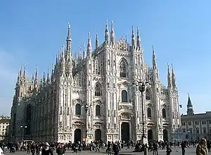 La cathédrale de la Nativité-de-la-Sainte-Vierge-Marie de Milan.
