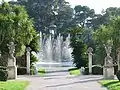 Le jardin à la françaiseJeux d'eau