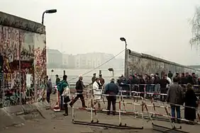 L'ouverture à la chute du mur, en 1989.
