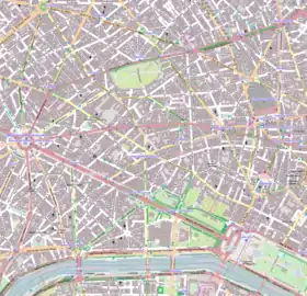 voir sur la carte du 8e arrondissement de Paris
