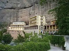 Vue du monastère en 2016.
