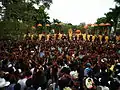 La foule, au pooram de Thrissur 2011