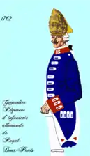 grenadier du régiment Royal-Deux-Ponts de 1762 à 1767