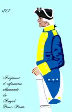 régiment Royal-Deux-Ponts de 1767 à 1776