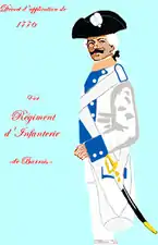 régiment de Barrois de 1776 à 1779