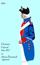 chasseur du 94e régiment d’infanterie de ligne de 1791 à 1794