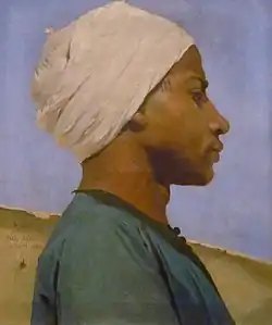 Portrait d'un jeune guide arabe (1884), huile sur toile, musée des Beaux-Arts de Brest.