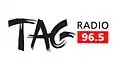 Premier logo de Tag Radio 96.5, utilisé du 13 avril 2006 au 4 avril 2007.