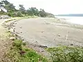 L'Anse de Porzisquin (Porsisquin) vue de l'est.