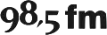 Logo du 98,5 FM de septembre 2011 à août 2016.