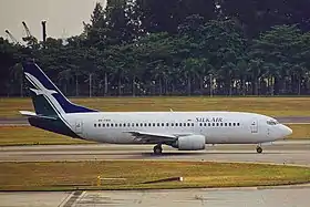 Un Boeing 737-300 de SilkAir similaire à celui impliqué dans l'accident