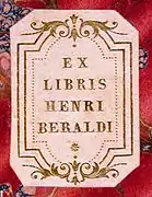 Ex-libris d'Henri Beraldi