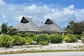 Terminal de l'aéroport de Bora-Bora.