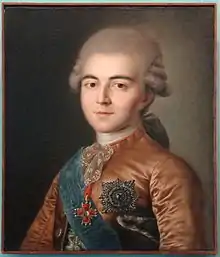 portrait d'Alexis Razoumovski