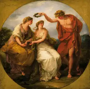 La Beauté guidée par la Prudence et couronnée par la Perfection (1780), Tallinn, musée d'Art d'Estonie.