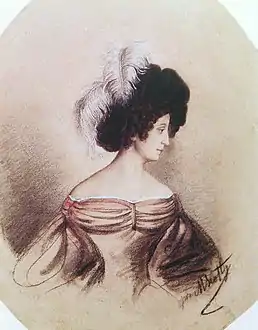 La comtesse Tolstoï née Doudina