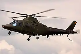 Agusta A.109 en présentation au RIAT 2012.