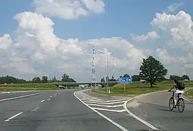 La route A3 à Valmiera.