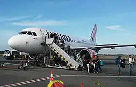 Airbus A319 de Volotea à Nantes.