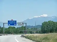 Autoroute à Montmélian