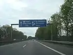 L'autoroute 44 en direction de la Belgique