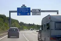 A46 au niveau de la sortie 16, vers Marseille.