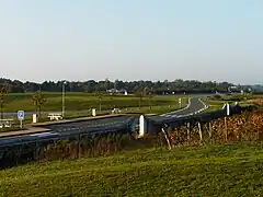 L'aire de repos des Vignes Nord en Gironde.