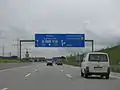 Une des portions historiques de l'autoroute no 8 en Bavière.