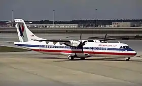Un ATR 72 d'American Eagle, semblable à celui impliqué dans l'accident.
