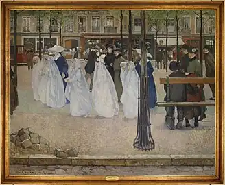 Printemps de Paris, les communiantes (1923), Paris, musée Carnavalet.