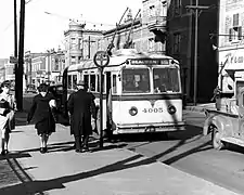 Trolleybus en 1944