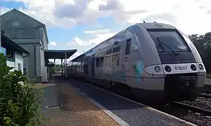 AGC Aquitaine en gare de Sarlat le 27 septembre 2012