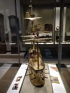 Le galion mécanique du British Museum.