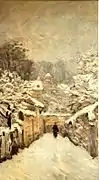 La Neige à Louveciennes, 1875, musée d'Orsay