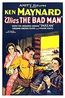 Description de l'image ALIAS THE BAD MAN (1931).jpg.