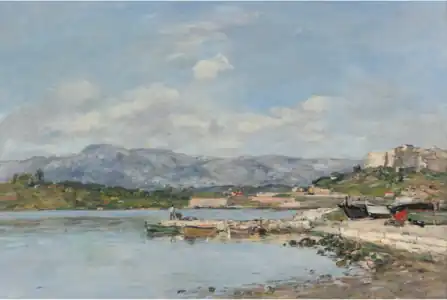 Antibes, le Fort carré, 1893,Collection privée, vente 2011.