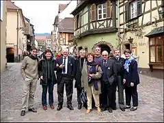 AODJ à Riquewihr dans le vignoble d'Alsace.