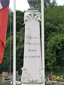 Monument aux Mobiles de l'Ardèche