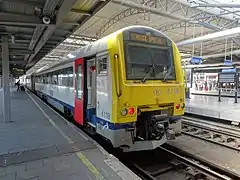 Le 4118 à Bruxelles-Midi, lors d'un remplacement temporaire dû à des travaux.