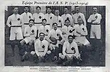 L'ASP lors de la saison 1913-1914.