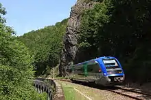 Un ATER aux environs de Saint-Sulpice.