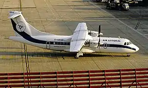 ATR 42-300 en 1988 à Londres