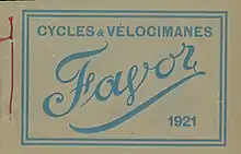 Catalogue des cycles & vélocimanes (1921)