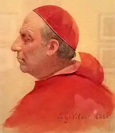 Un cardinal de profil (1888), New York, Morgan Library and Museum.