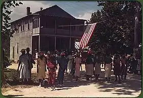 Célébration du 4 juillet à Saint-Helena Island en 1939