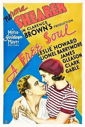 Description de l'image A Free Soul (1931) film poster.jpg.