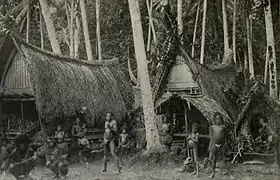 Village de l'île Kiriwina, avant 1899