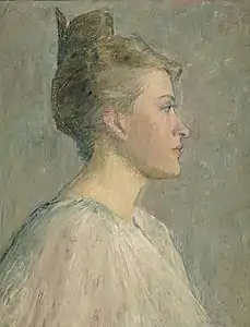 A Profile, 1895.