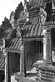Voûte sur piliers et mur sur trois degrés. Angkor Vat, 2e enceinte